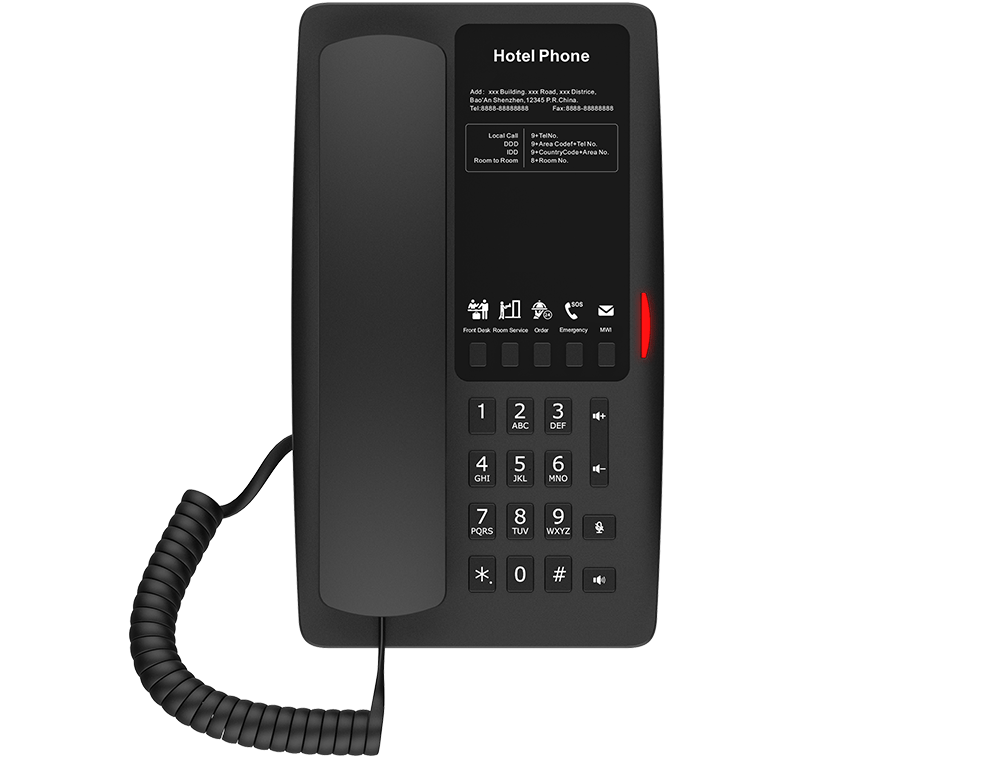 Fanvil-H4-Hotel-IP-Phone main view