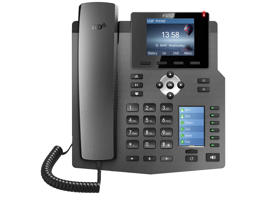 Fanvil-X4G-Enterprise-IP-Phone main view